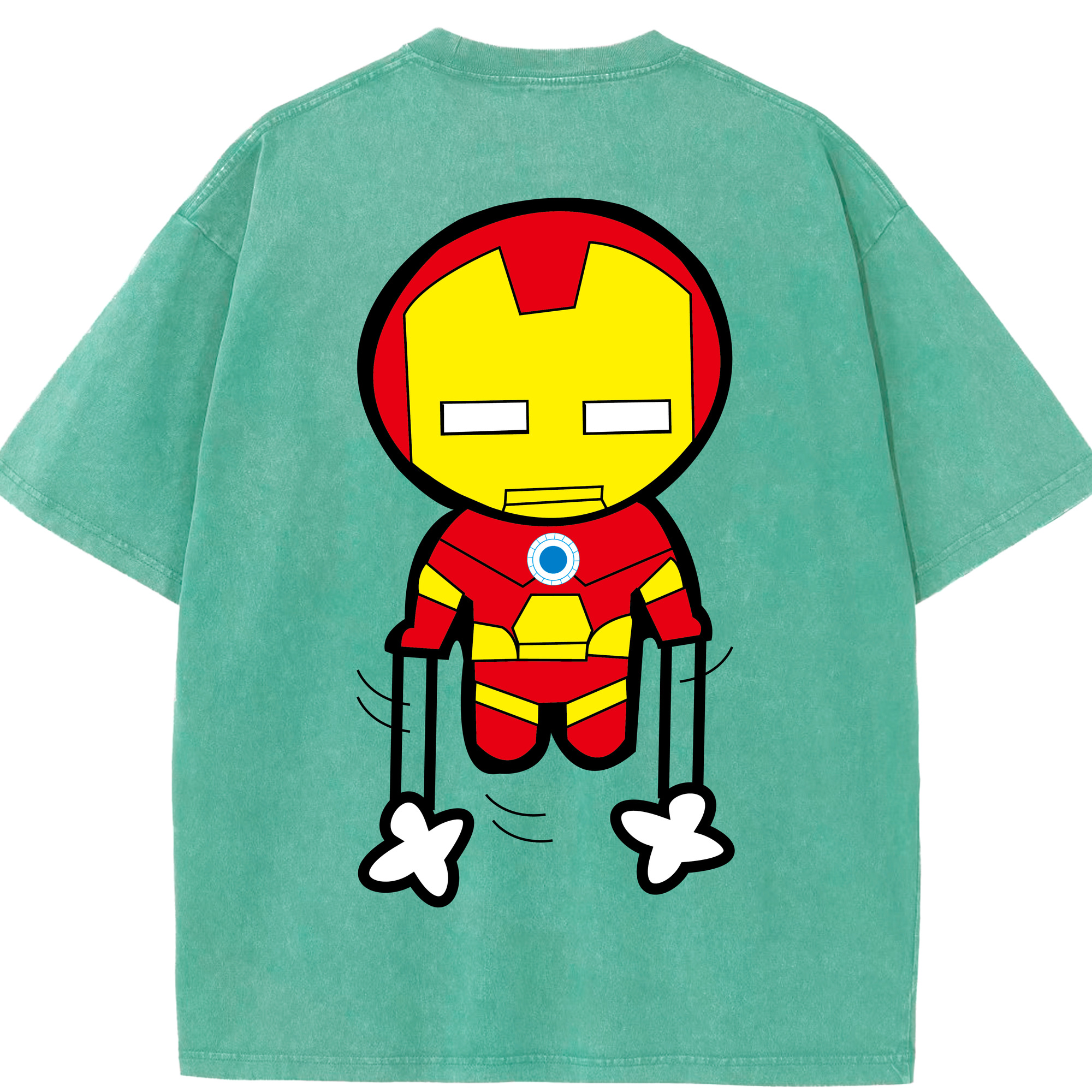 （画像用） アベンジャーズ The Avengers 綿100% ヴィンテージ風 半袖Tシャツ（背面プリント）